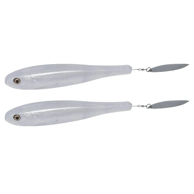 Isca Artificial Monster 3X Soft Spin Shad 09cm - cartela com 2 unidades