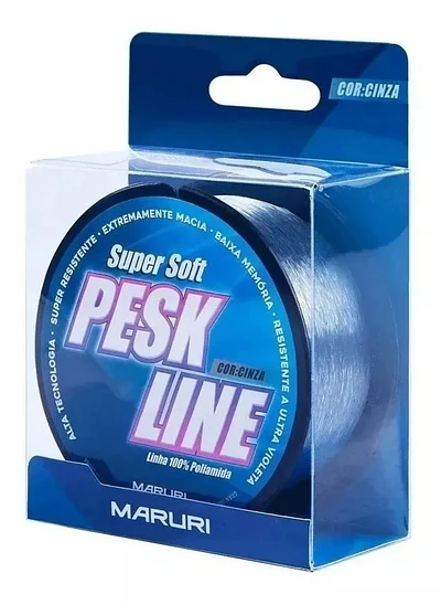Linha Monofilamento Maruri Super Nylon Line PT50 Soft 300m