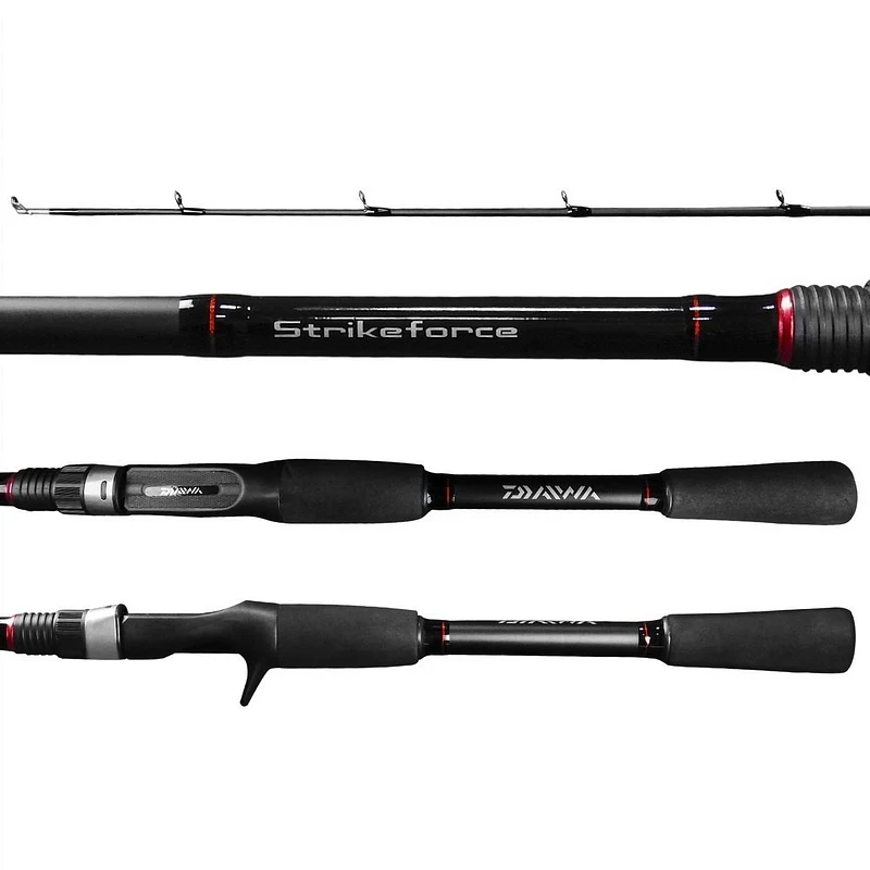 Vara para carretilha Daiwa Strikeforce 6'0" (1,83m) 17 Lbs SF602MRB-BR 02 Partes