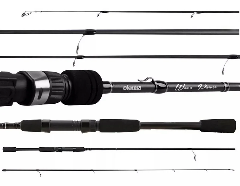 Vara para molinete Okuma Wave Power 6'1" (1,86m) 17 Lbs WP-S-612M 02 Partes