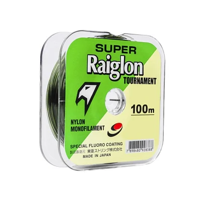 Linha Monofilamento Super Raiglon Tournament Branca 100m