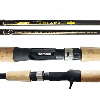 Vara para carretilha Shimano Solara 6'0" (1,83m) 15 Lbs - SLC-60M2 - 02 Partes