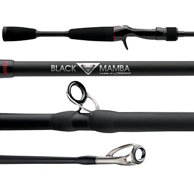 Vara para carretilha Redai Black Mamba Second Generation 6'0" (1,83m) 20 Lbs BM2S 2060