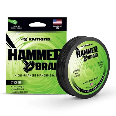 Linha KastKing Hammer Braid Black 150Yds