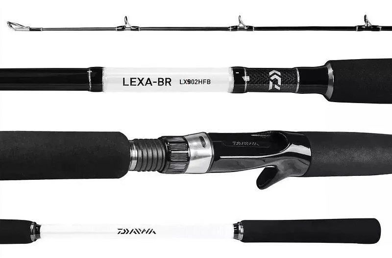 Vara para carretilha Daiwa Lexa-BR 9'0" (2,74m) 50 Lbs LX902HFB-BR