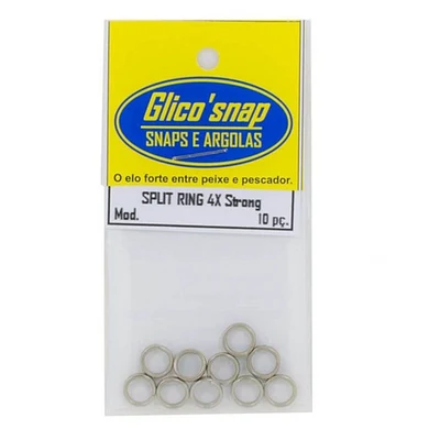 Argola Glico Snap Split Ring 4x Strong com Trava