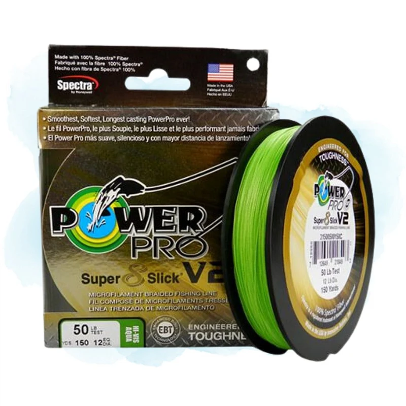 Linha Multifilamento Power Pro Super 8 Slick 20Lb 0,23mm 300YDS