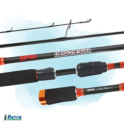 Vara para molinete Rapala Concept 5'6" (1,68m) 20 Lbs 11RACON56SMH