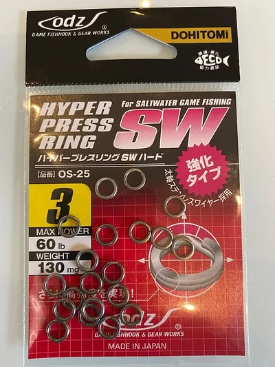 Argola Split Ring ODZ Dohitomi Hyper Press Ring SW OS-25