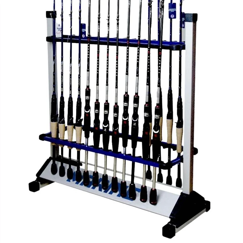 Suporte para varas Pesca Brasil Rod Rack Aquafishing - para 6 Varas