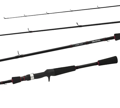 Vara para carretilha Daiwa Laguna 6" (1,83m) 25 Lbs LAG 602MHFB-BR 02 partes