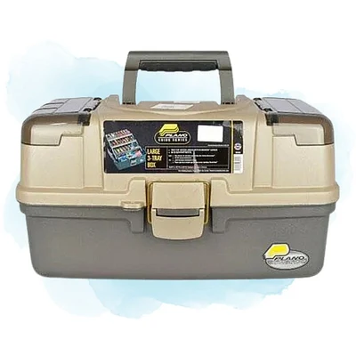 Caixa de Pesca Plano PMC613403 c/ 3 Bandejas e Top Access