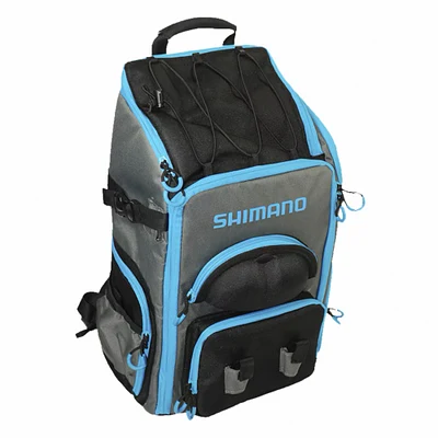 Mochila Bolsa de Pesca Shimano Ocean Back Pack FBAG2002T com 3 Estojos