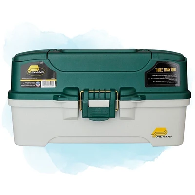 Caixa de Pesca Plano PMC620306 c/ 3 Bandejas