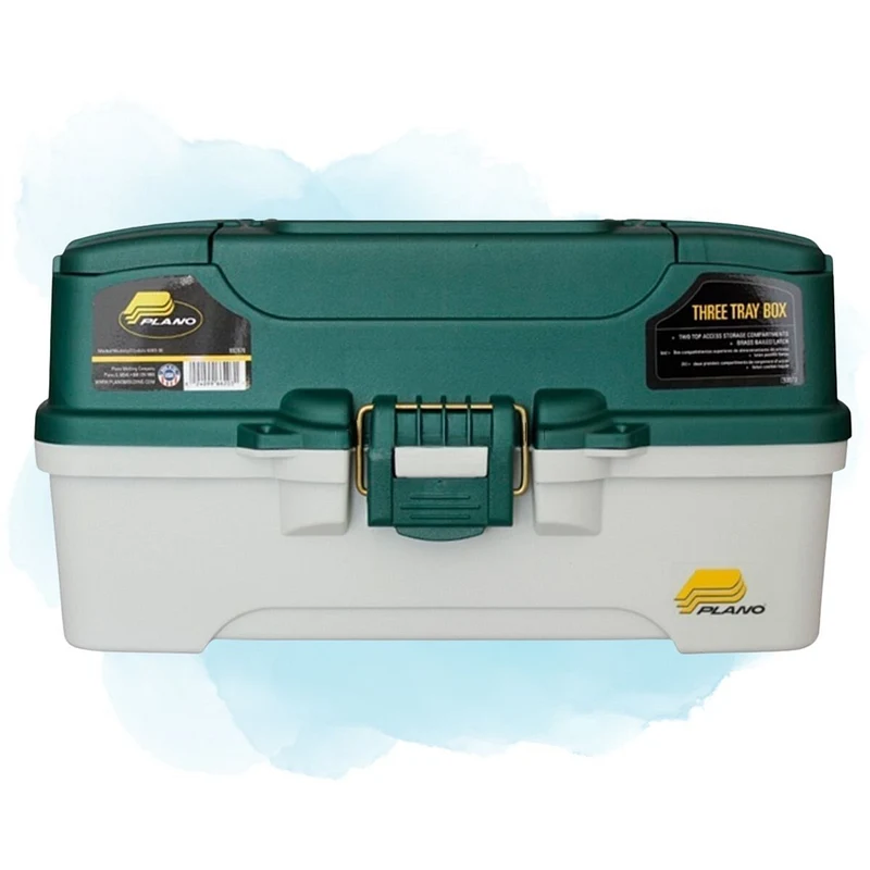 Caixa de Pesca Plano PMC620306 c/ 3 Bandejas