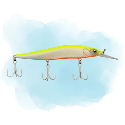 Isca Artificial Nitro Fishing Fênix 110 R+2 11,5cm 16,5g