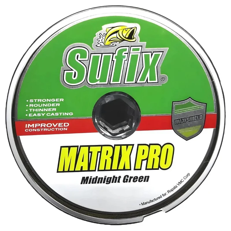 Linha Multifilamento Sufix Matrix Pro 4 Fios 100m - Verde Musgo