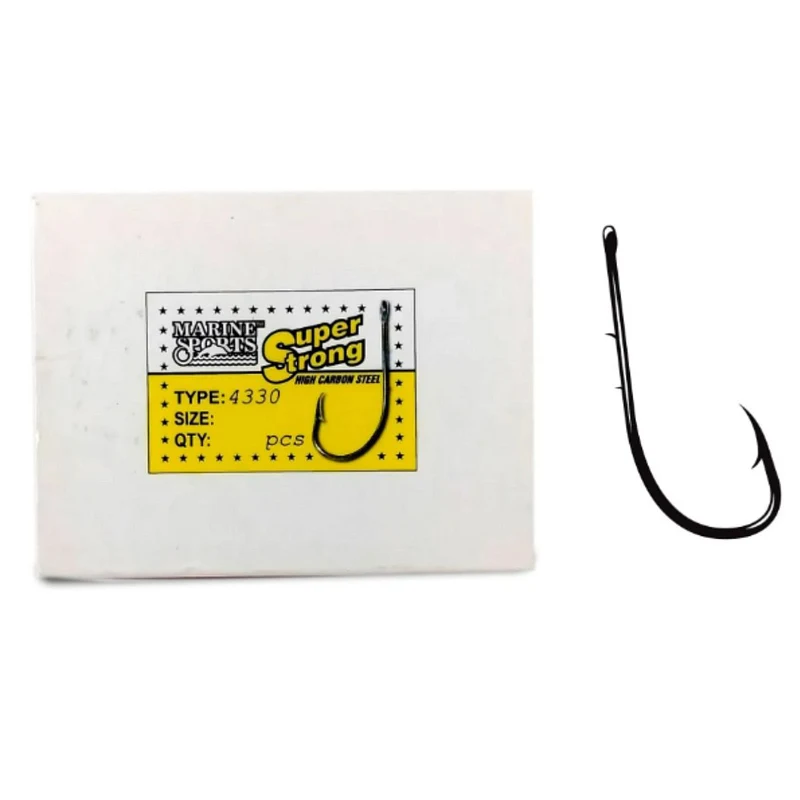 Anzol Marine Sports 4330 Super Strong Nickel Caixa com 100 unidades