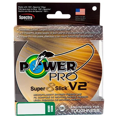 Linha Multifilamento Power Pro Super 8 Slick V2 Moss Green 135m